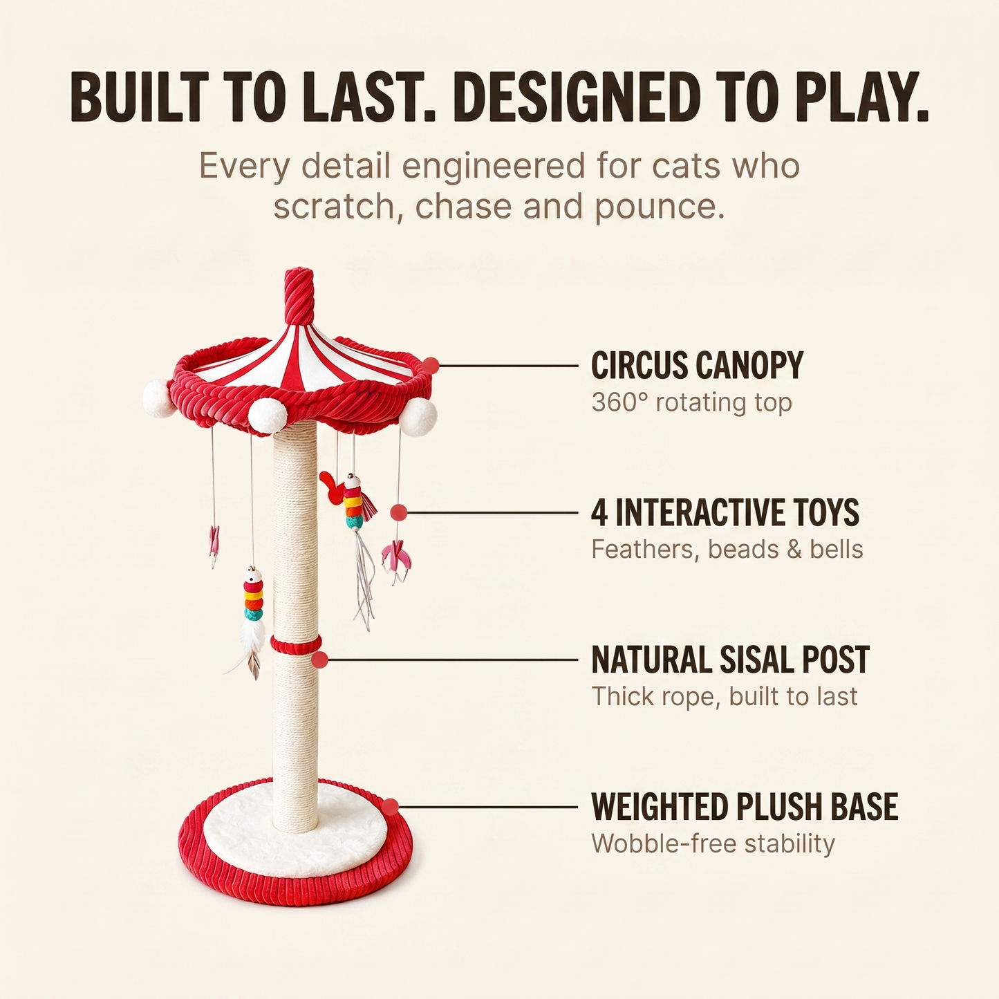 Pawrousel™ Interactive Cat Toy
