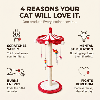 Pawrousel™ Interactive Cat Toy