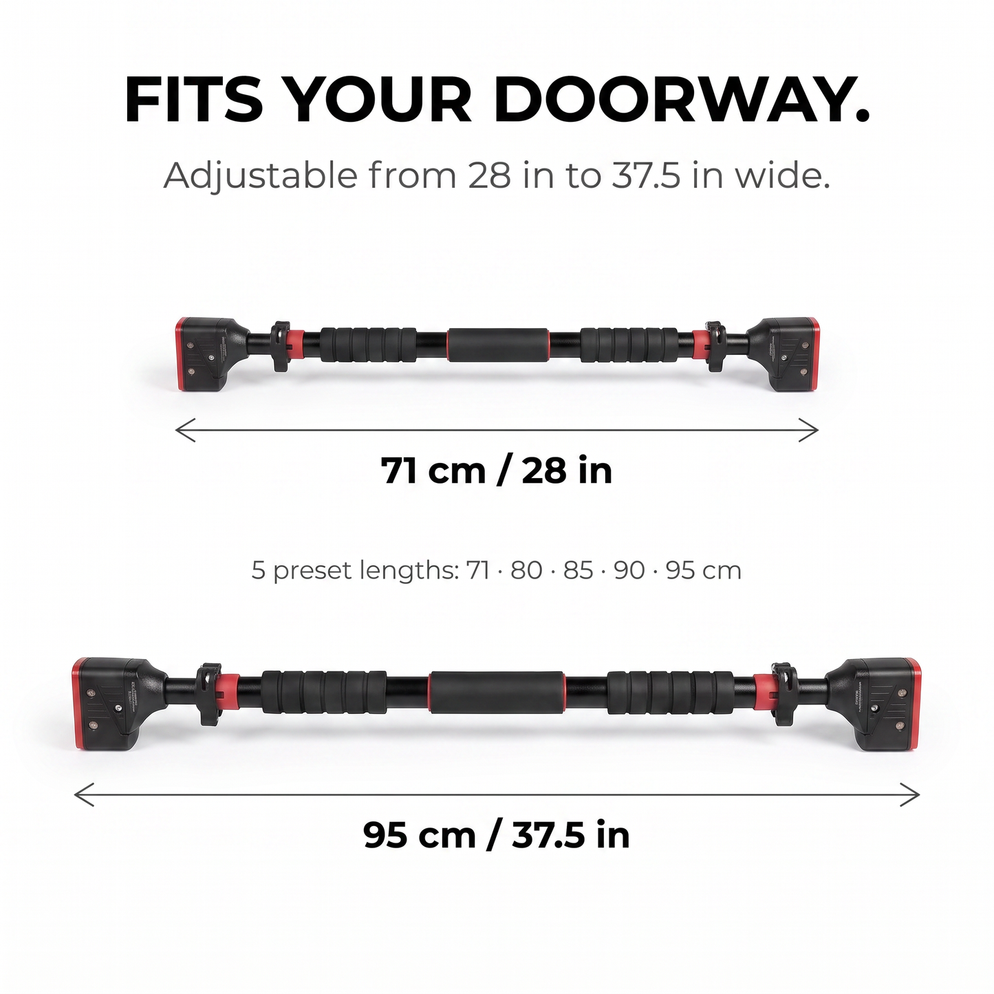 FlashGym™ Multi-Workout Doorway Bar