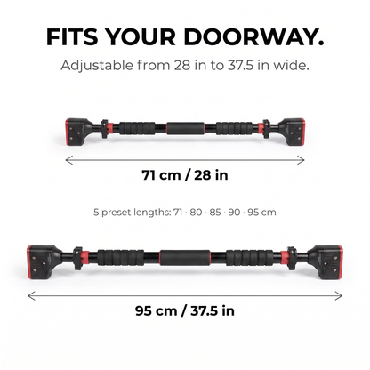 FlashGym™ Multi-Workout Doorway Bar