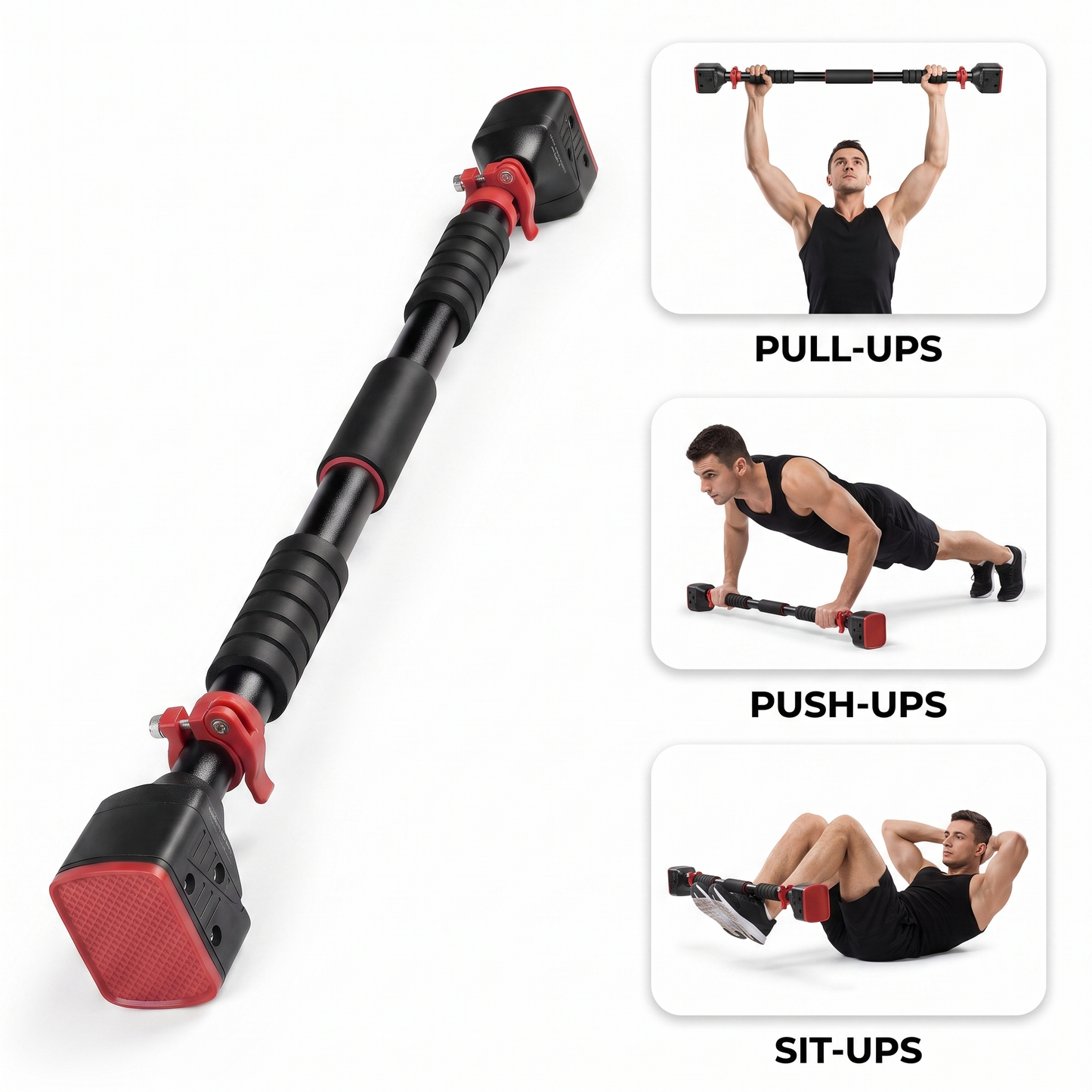 FlashGym™ Multi-Workout Doorway Bar