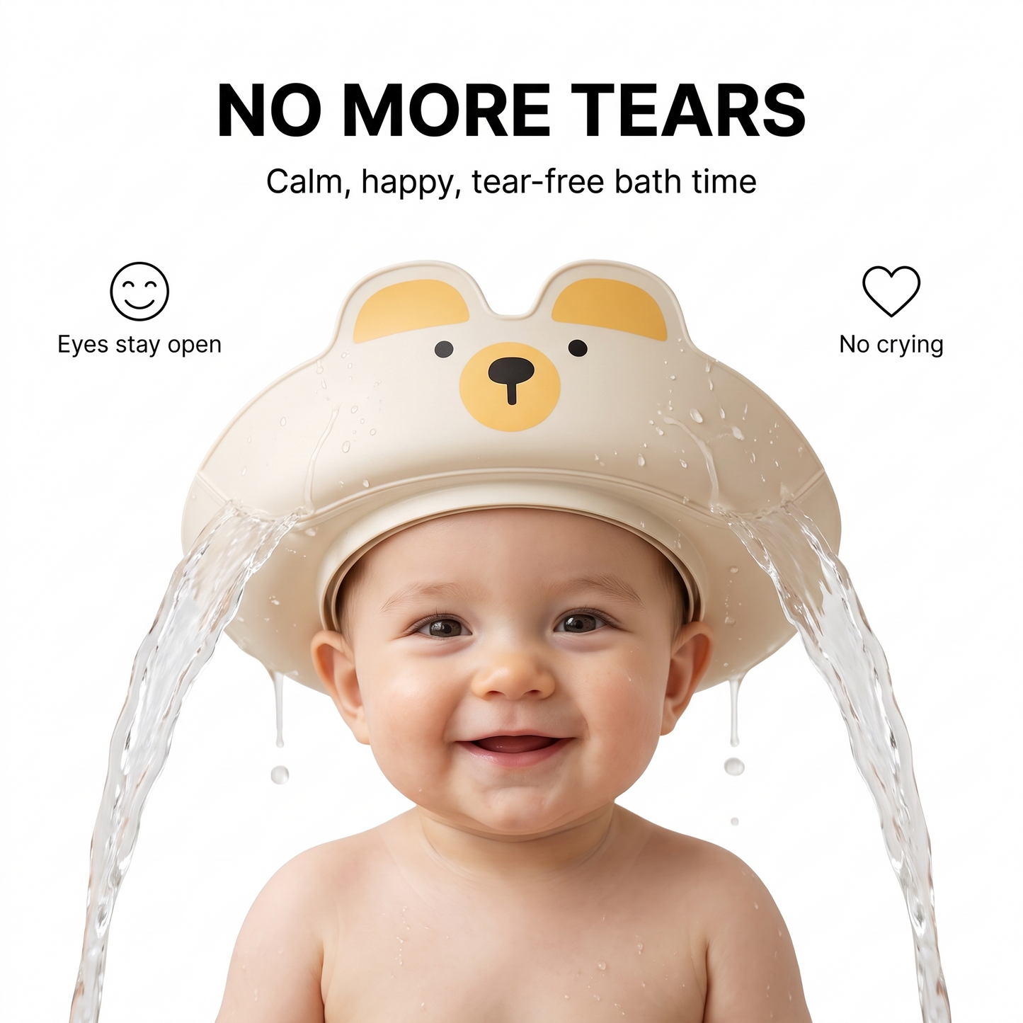 BathPeace™ Baby Bath Visor Cap